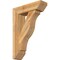 Ekena Millwork Funston Slat Rough Sawn Bracket w/ Offset Brace, Western Red Cedar, 8"W x 28"D x 40"H BKT0806X28X40FST06RWR - alternate 1